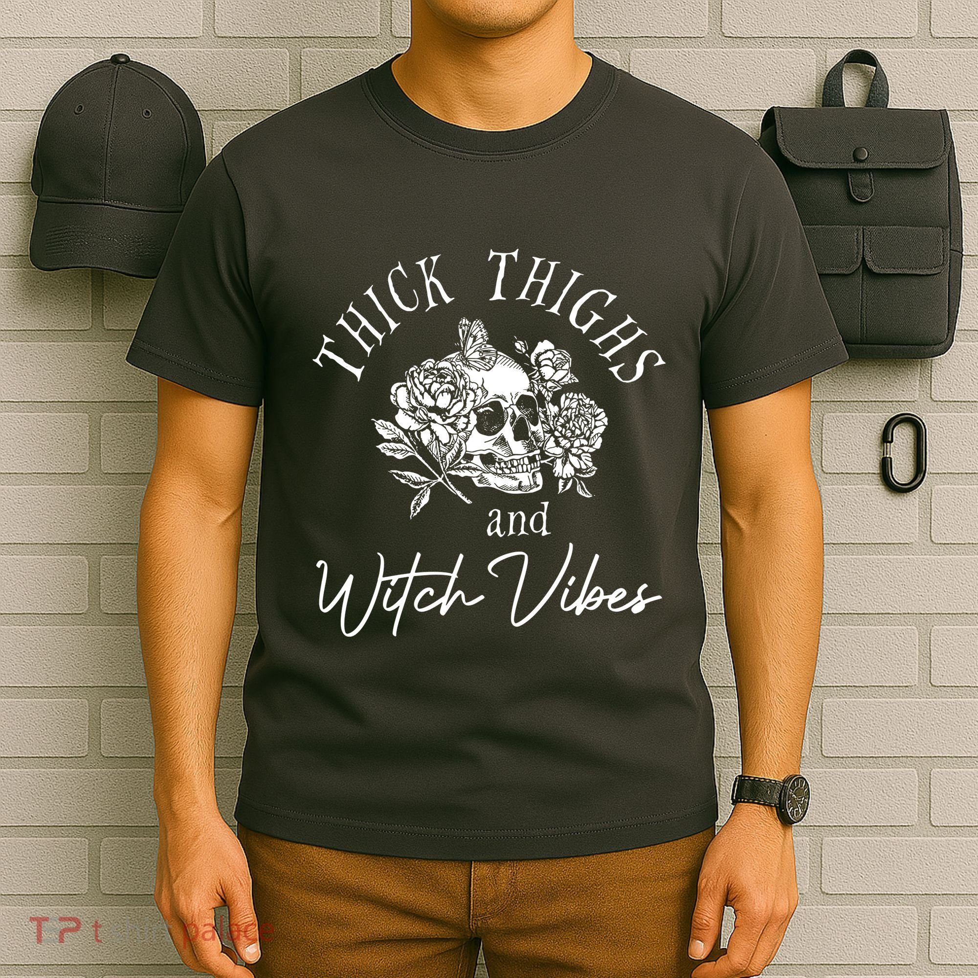 Thick Thighs Witchy Vibes T-Shirt