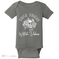 Thick Thighs Witchy Vibes Baby Bodysuit thumb 0