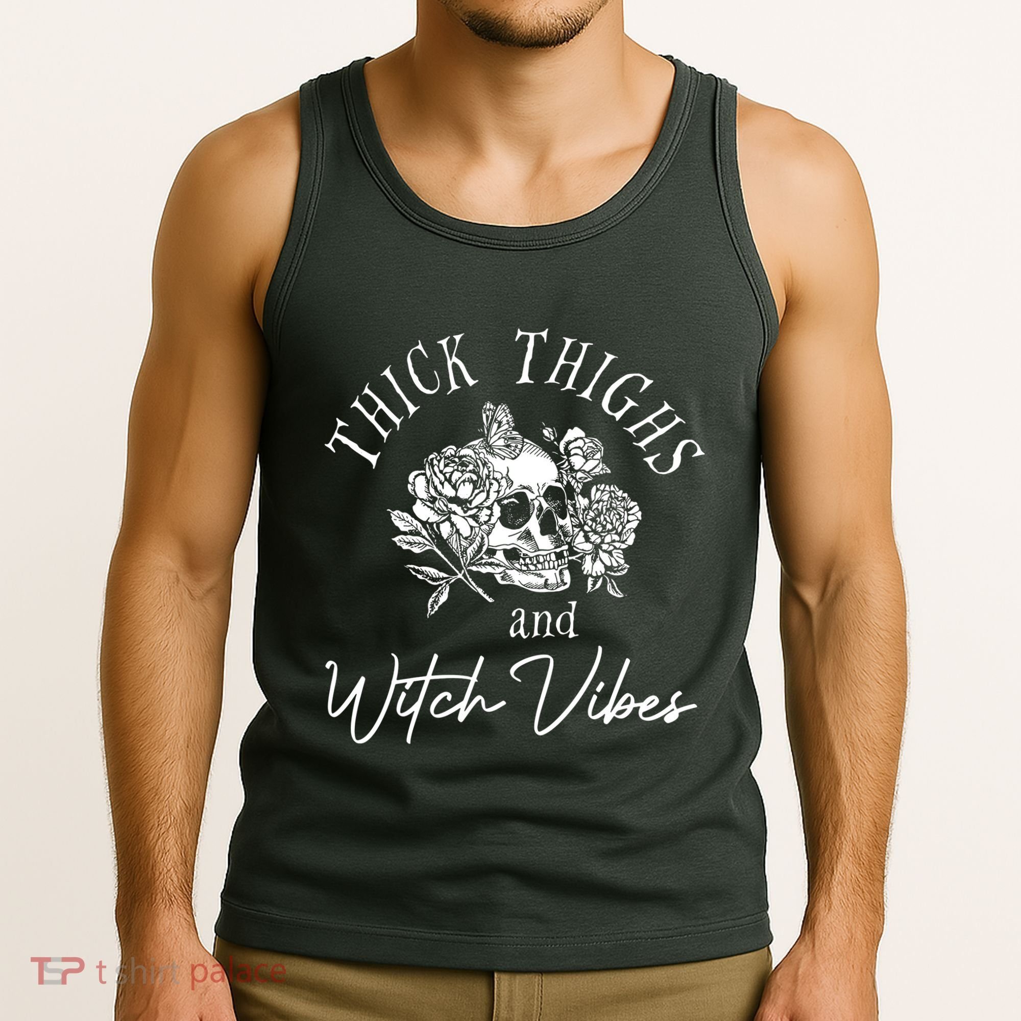 Thick Thighs Witchy Vibes Tank Top