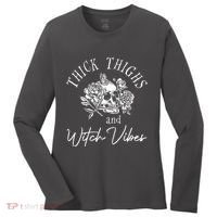 Thick Thighs Witchy Vibes Women's Long Sleeve Shirt thumb 0