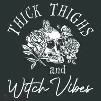 Thick Thighs Witchy Vibes Kids Hoodie thumb 5