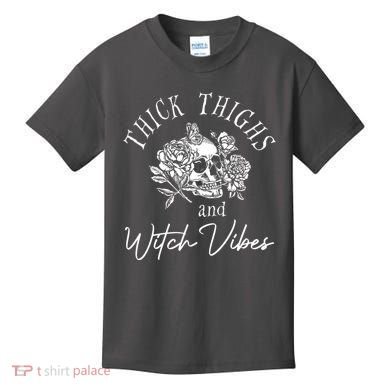 Thick Thighs Witchy Vibes Kids T-Shirt