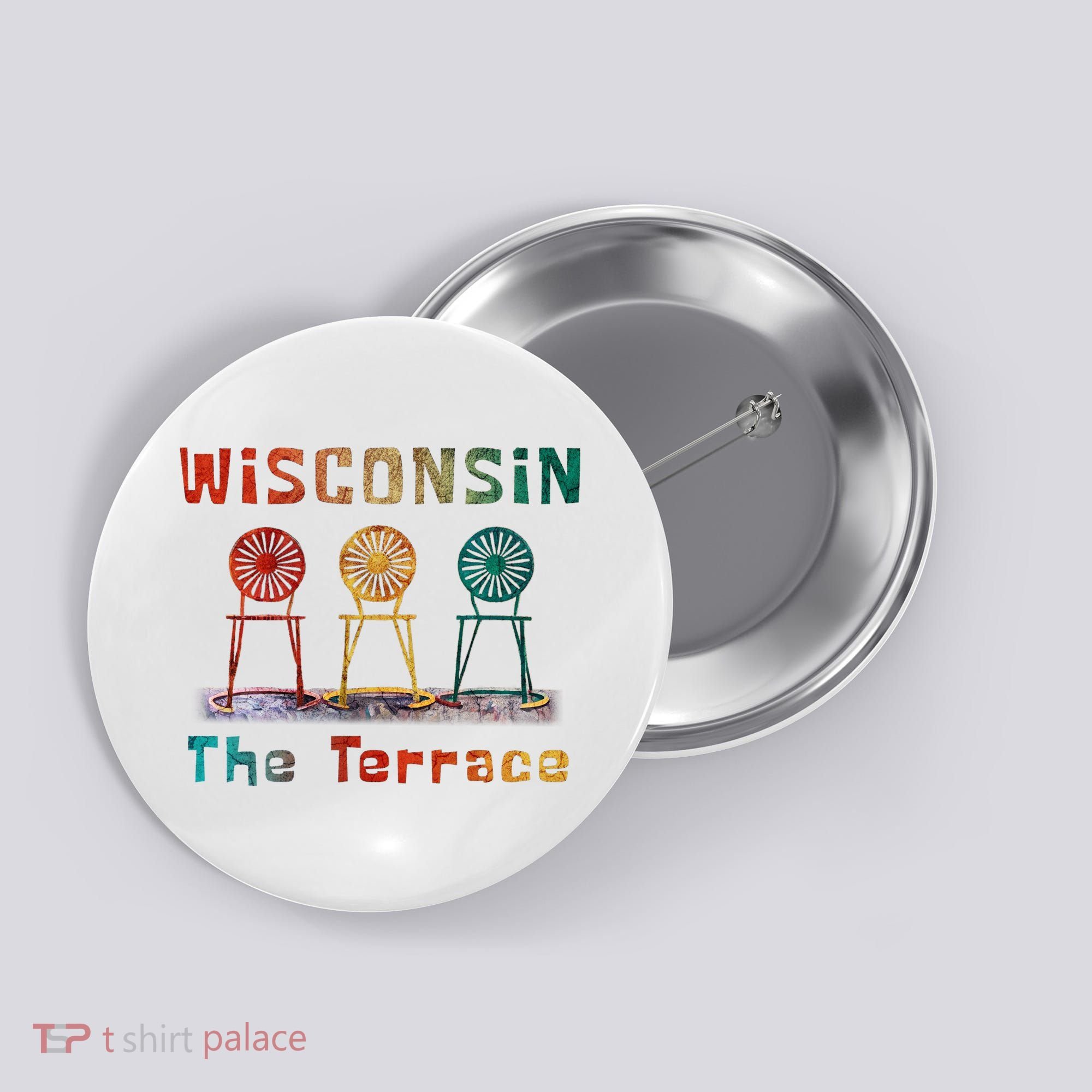 “The Terrace” Wisconsin Button