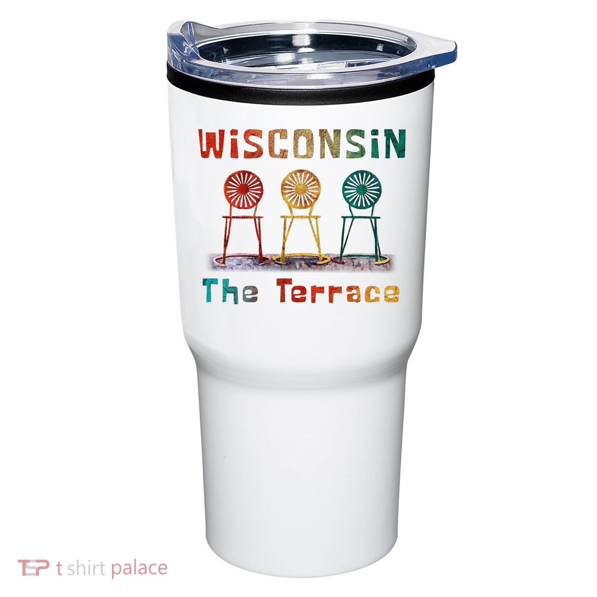 “The Terrace” Wisconsin Tumbler