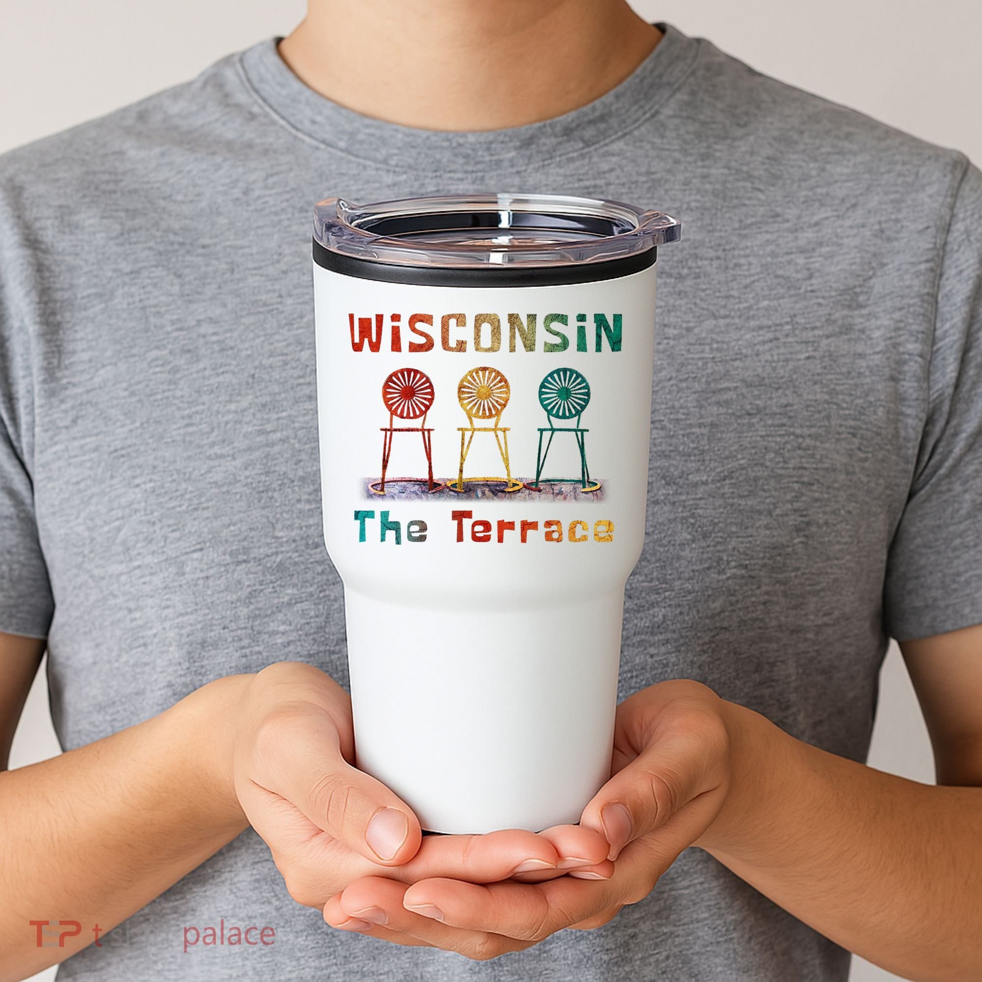 “The Terrace” Wisconsin Tumbler