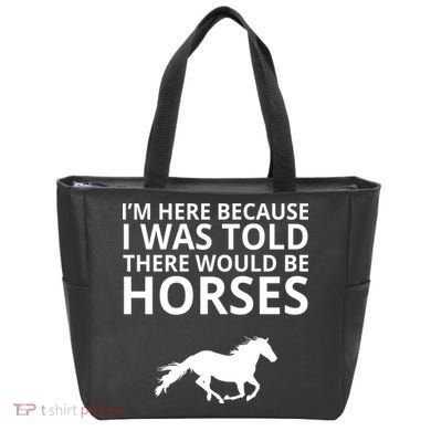 Told There Would Be Horses Tote Bag