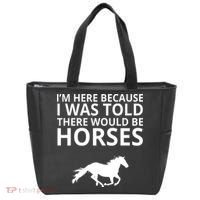 Told There Would Be Horses Tote Bag thumb 0