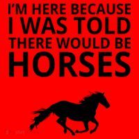 Told There Would Be Horses Santa Hat thumb 1