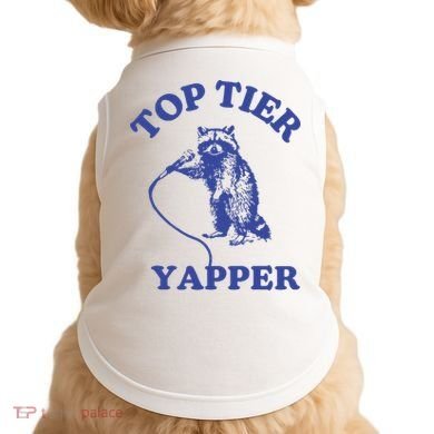 Top Tier Yapper Meme Retro Cartoon Doggie Tank