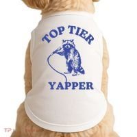 Top Tier Yapper Meme Retro Cartoon Doggie Tank thumb 0