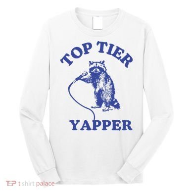 Top Tier Yapper Meme Retro Cartoon Long Sleeve Shirt