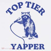 Top Tier Yapper Meme Retro Cartoon Apron thumb 3