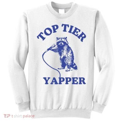 Top Tier Yapper Meme Retro Cartoon Sweatshirt