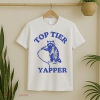 Top Tier Yapper Meme Retro Cartoon T-Shirt thumb 2