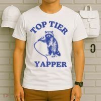 Top Tier Yapper Meme Retro Cartoon T-Shirt thumb 6