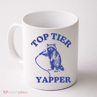Top Tier Yapper Meme Retro Cartoon Coffee Mug