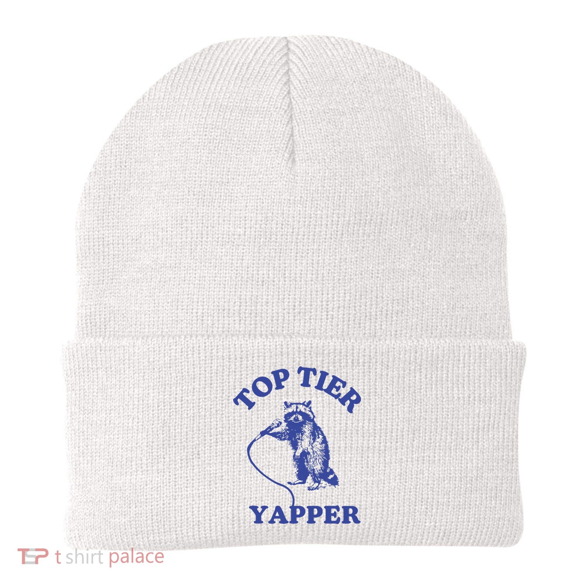 Top Tier Yapper Meme Retro Cartoon Beanie
