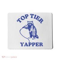Top Tier Yapper Meme Retro Cartoon Mousepad thumb 0