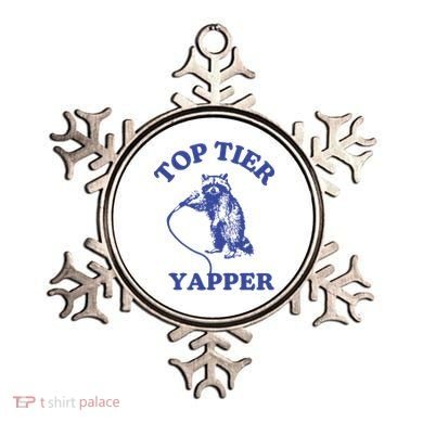 Top Tier Yapper Meme Retro Cartoon Ornament