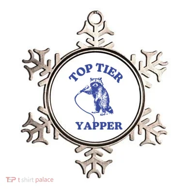 Top Tier Yapper Meme Retro Cartoon Ornament
