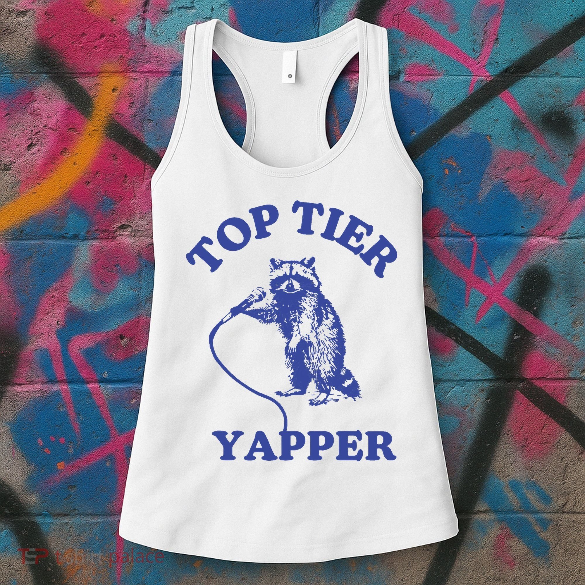 Top Tier Yapper Meme Retro Cartoon Women's Tank Top