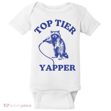 Top Tier Yapper Meme Retro Cartoon Baby Bodysuit