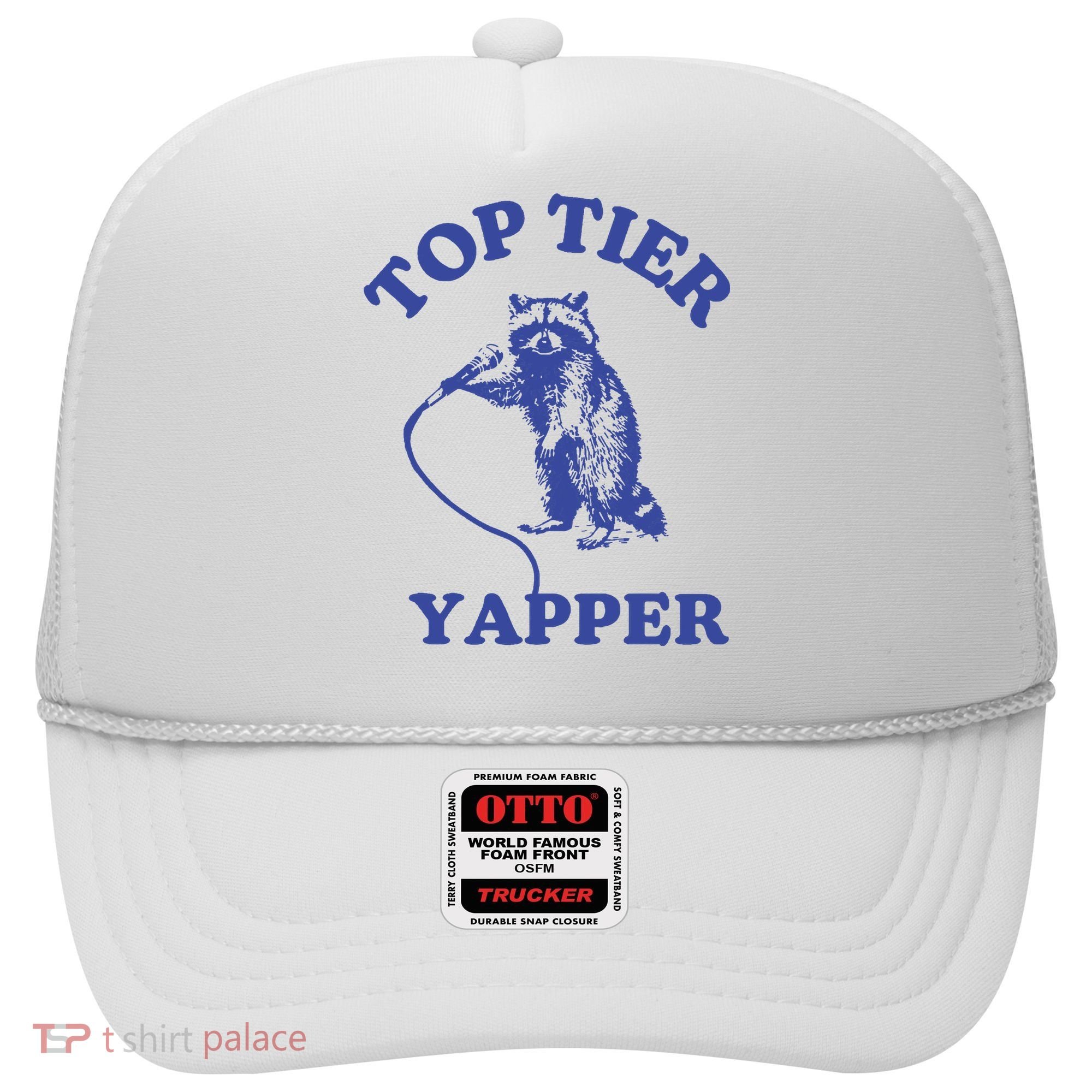 Top Tier Yapper Meme Retro Cartoon Hat