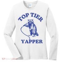 Top Tier Yapper Meme Retro Cartoon Women's Long Sleeve Shirt thumb 0