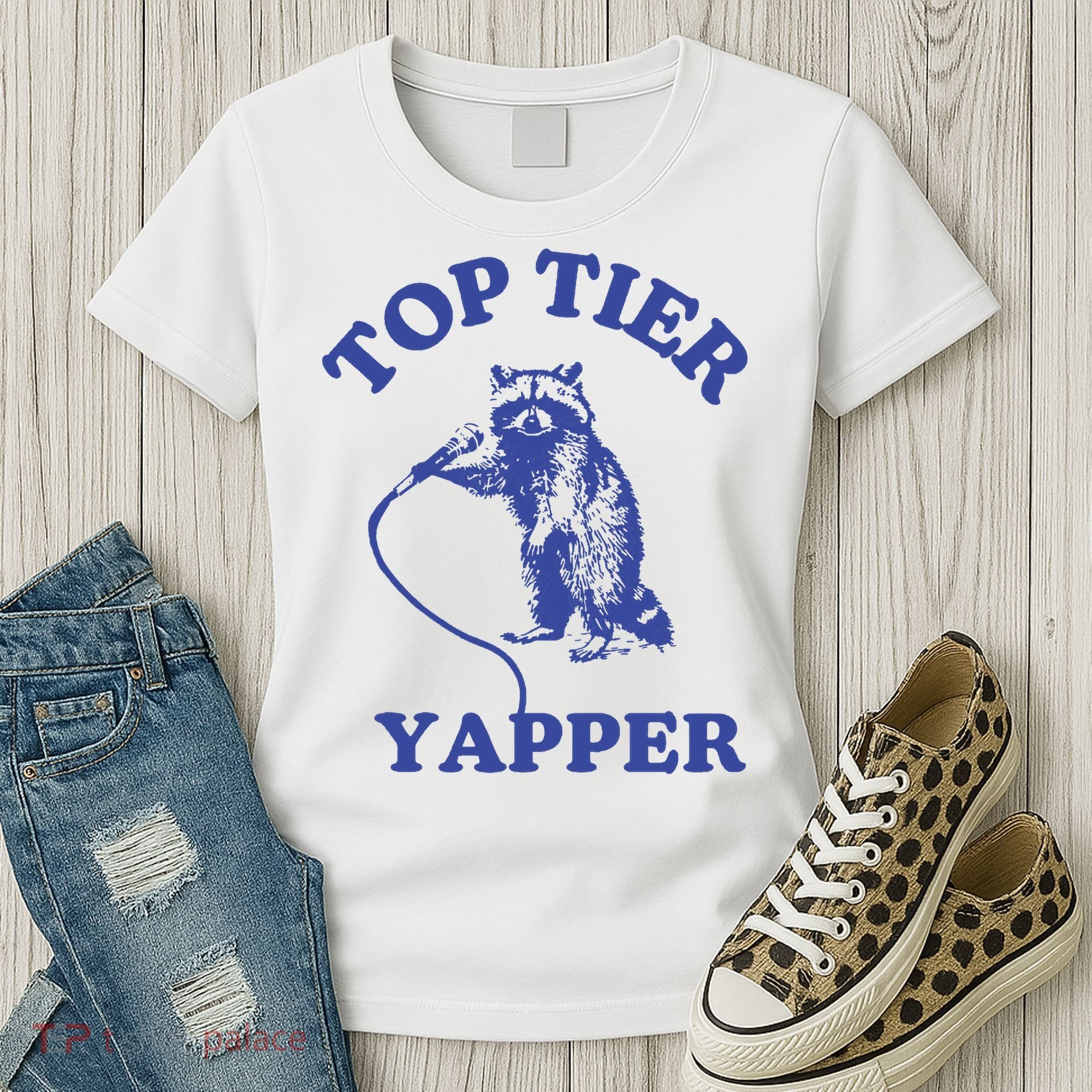 Top Tier Yapper Meme Retro Cartoon Women's T-Shirt