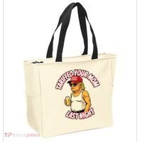 Trump Tariffied Your Mom Last Night Beer Funny Tote Bag thumb 2