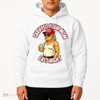 Trump Tariffied Your Mom Last Night Beer Funny Hoodie thumb 2
