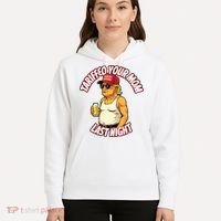 Trump Tariffied Your Mom Last Night Beer Funny Hoodie thumb 5