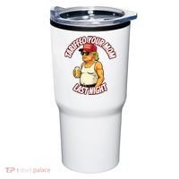 Trump Tariffied Your Mom Last Night Beer Funny Tumbler thumb 0