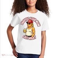 Trump Tariffied Your Mom Last Night Beer Funny Kids T-Shirt thumb 2