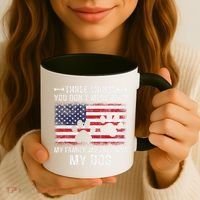 Three Things You Dont Mess With My Family Freedom My Dog Coffee Mug thumb 3