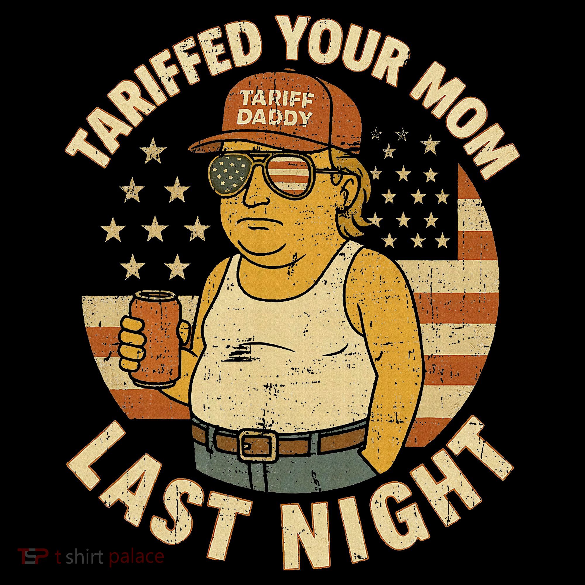 Trump Tariffed Your Mom Last Night Tariff Hoodie