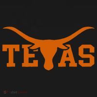Texas USA Bull American Font Long Sleeve Shirt thumb 2