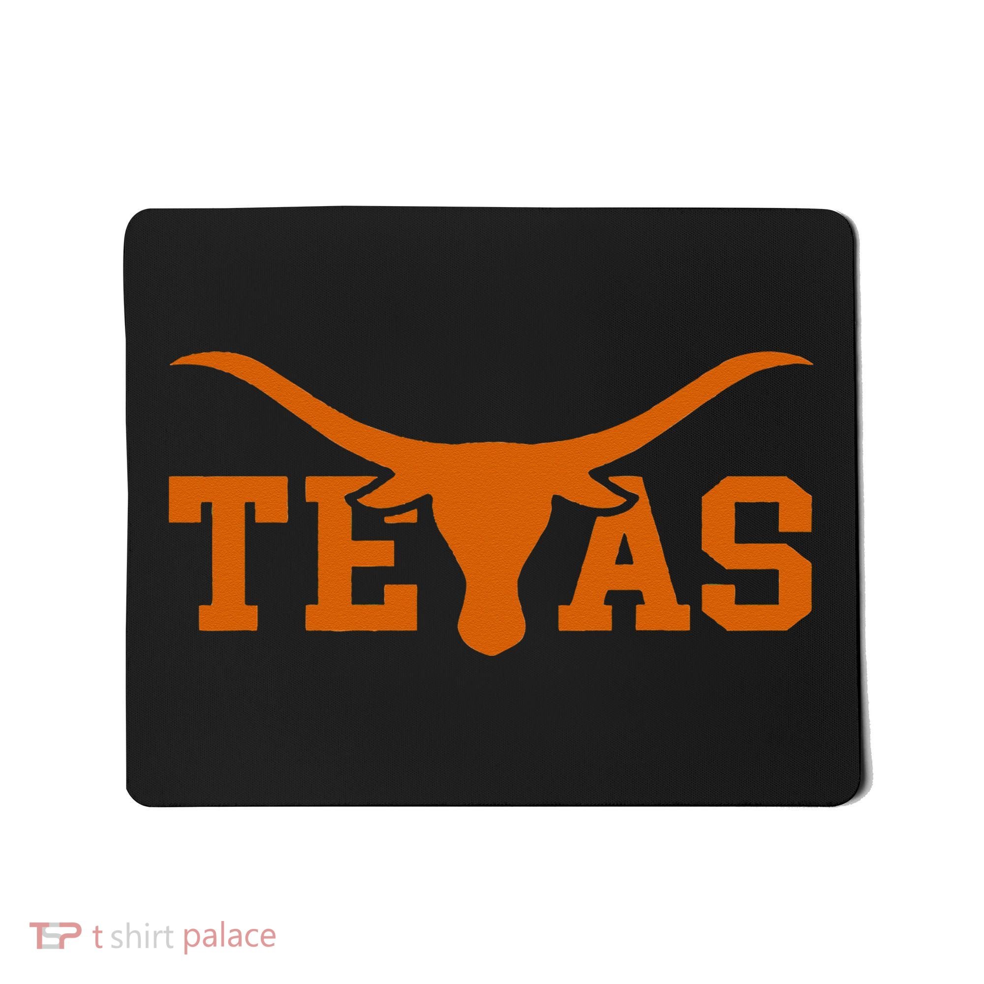 Texas USA Bull American Font Mousepad