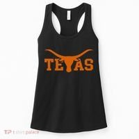 Texas USA Bull American Font Women's Tank Top thumb 0