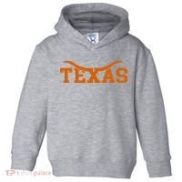 Texas USA Bull American Font Toddler Hoodie thumb 0