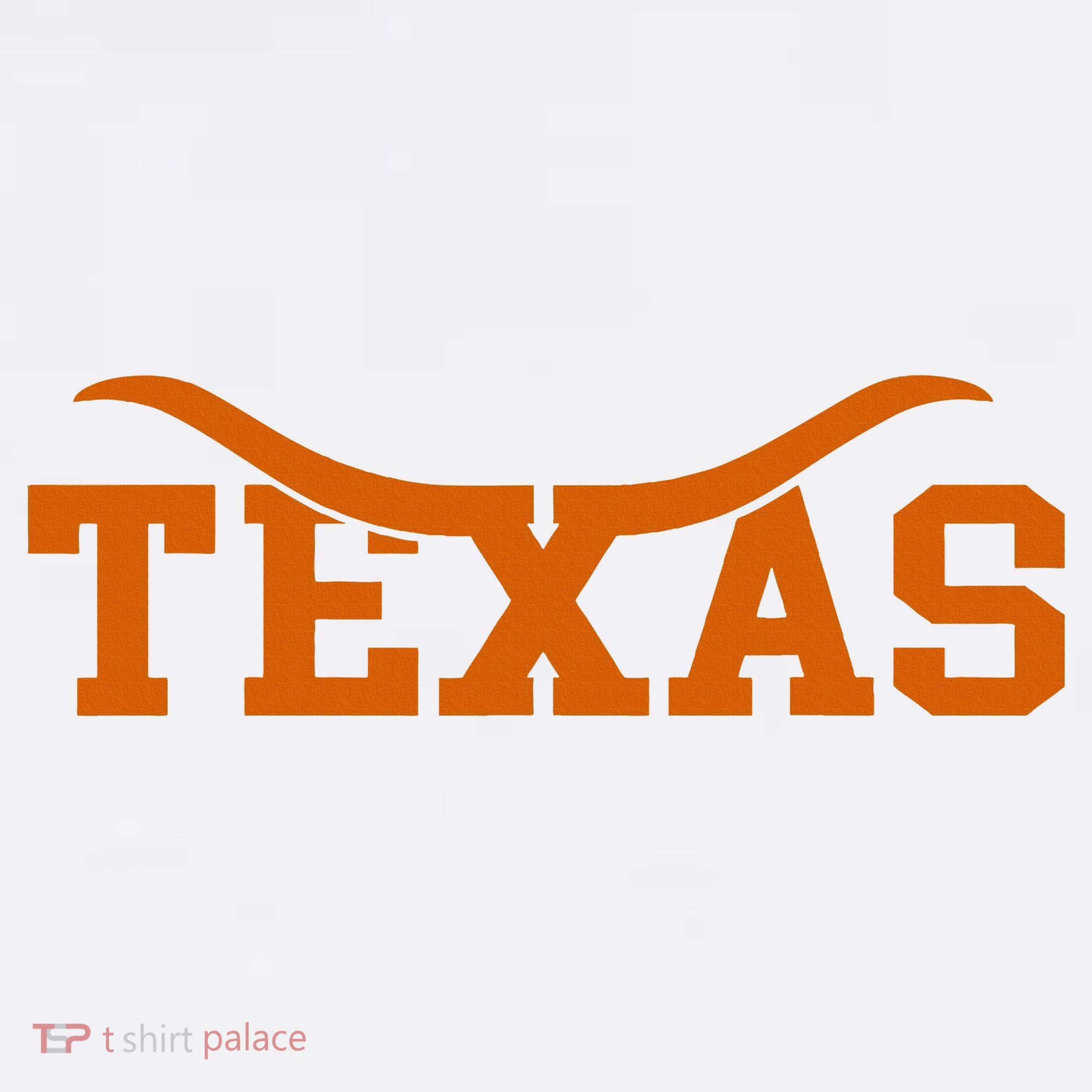 Texas USA Bull American Font Long Sleeve Shirt