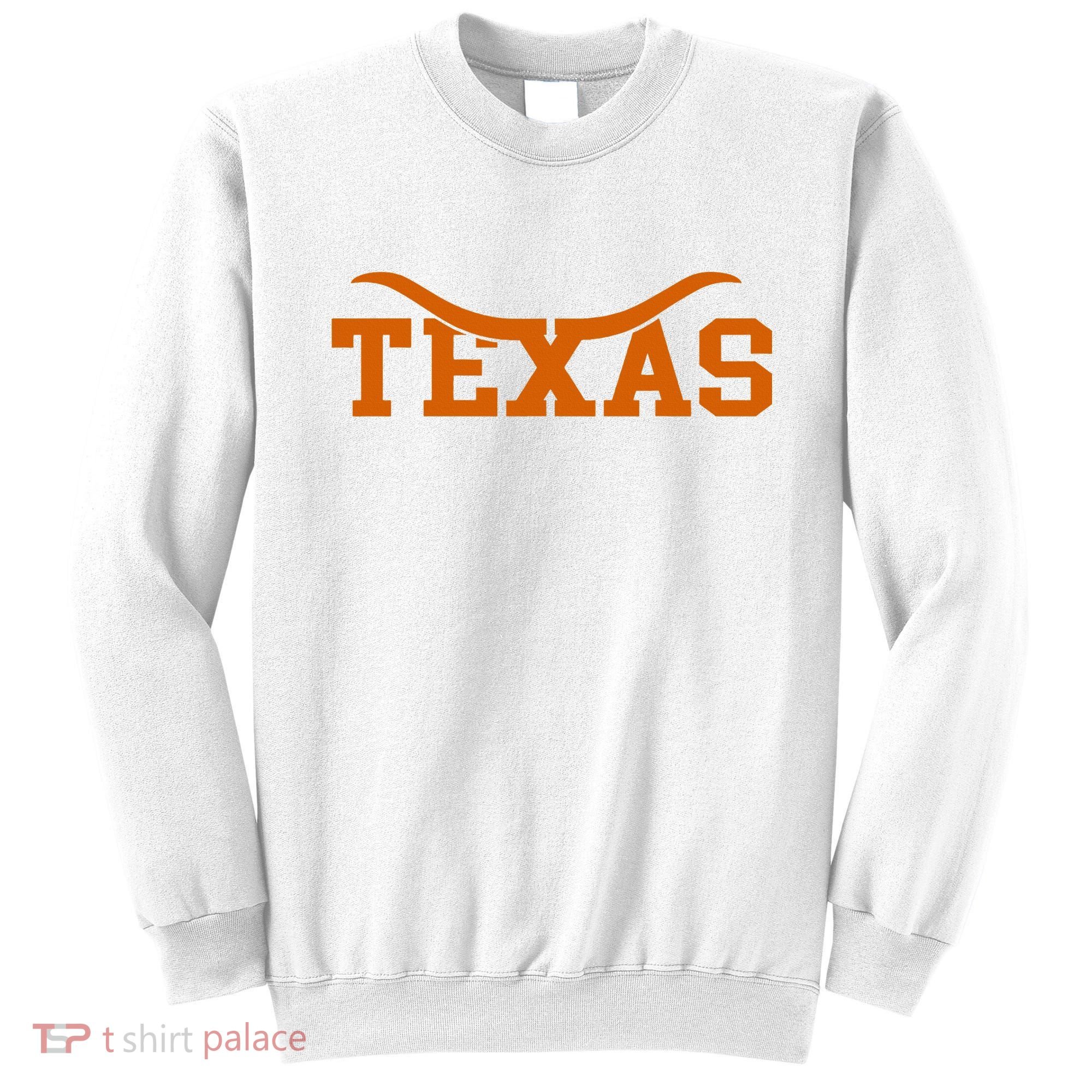 Texas USA Bull American Font Sweatshirt