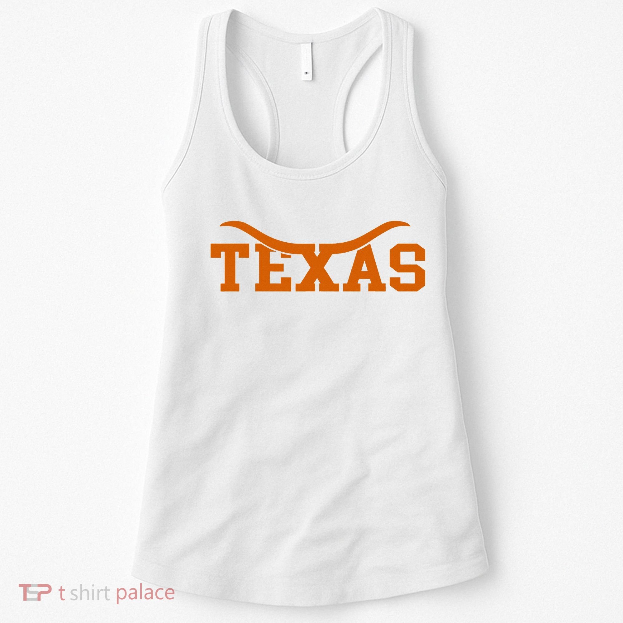 Texas USA Bull American Font Women's Tank Top