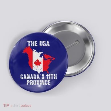 The Usa Canada’S 11th Province Button