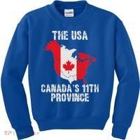 The Usa Canada’S 11th Province Kids Sweatshirt thumb 0
