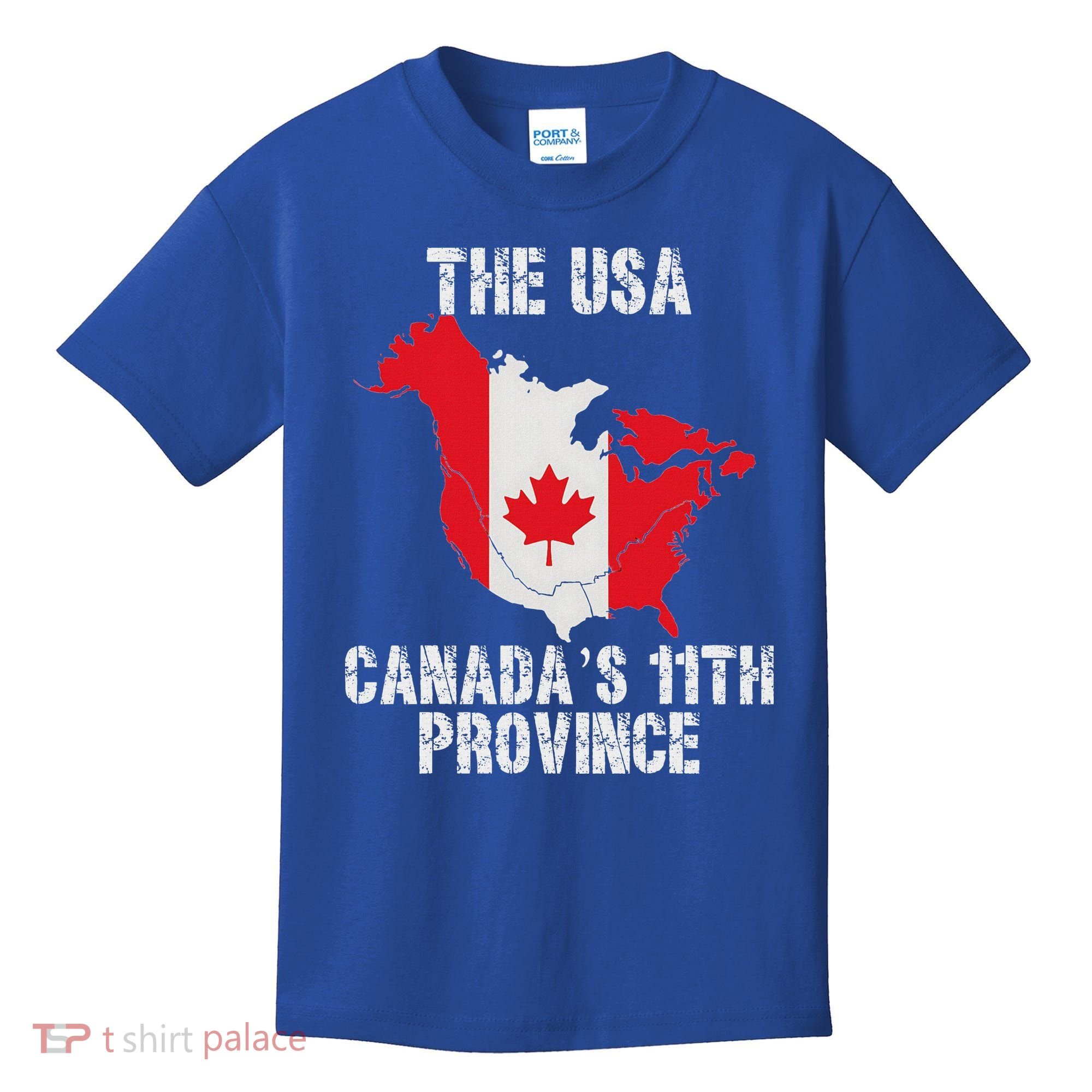 The Usa Canada’S 11th Province Kids T-Shirt