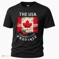 The Usa Canada’S 11th Province Funny Canada Flag Funny Leaf Cooling Performance Crew T-Shirt thumb 0
