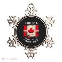 The Usa Canada’S 11th Province Funny Canada Flag Funny Leaf Ornament thumb 0