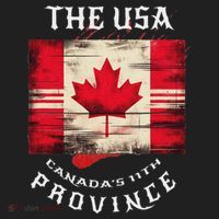 The Usa Canada’S 11th Province Funny Canada Flag Funny Leaf Hat thumb 2