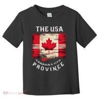 The Usa Canada’S 11th Province Funny Canada Flag Funny Leaf Toddler T-Shirt thumb 0